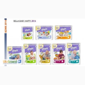 Підгузки Bella Happy 3D Flexi System Big Pack 2, 3, 4, 4+, 5, 6