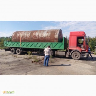 Емкость металлическая б/у для воды, гсм и др