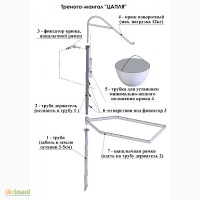 Тренога-мангал Цапля очень оригинальное простое, легкое, компактное приспособление