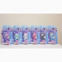 Оригинал. Интерактивные обезьянки Fingerlings на палец WowWee