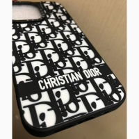 Чохол чорний CHRISTIAN DIOR для iPhone 14 Pro Max Чехол Кристиан Диор Чехол брендовый