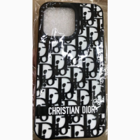 Чохол чорний CHRISTIAN DIOR для iPhone 14 Pro Max Чехол Кристиан Диор Чехол брендовый