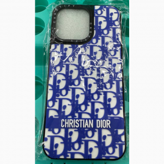 Чохол чорний CHRISTIAN DIOR для iPhone 14 Pro Max Чехол Кристиан Диор Чехол брендовый