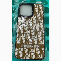 Чохол чорний CHRISTIAN DIOR для iPhone 14 Pro Max Чехол Кристиан Диор Чехол брендовый