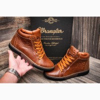 Зимние кожаные ботинки Wrangler Dakota Light Brown