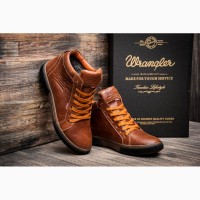 Зимние кожаные ботинки Wrangler Dakota Light Brown