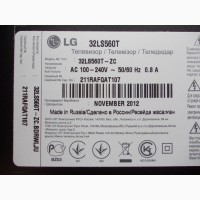 Плата MAIN EAX64317404 LD21B/LC21B для телевизора LG 32LS560T