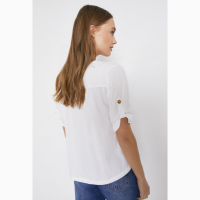 Блуза, uk12, eur 40, boohoo, великобритания, white