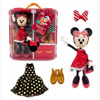 Кукла Минни Маус с аксессуарами Minnie Mouse Doll Holiday Fashion