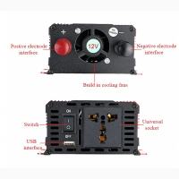 Инвертор автомобильный 24V-220V 500W для грузовиков преобразвтл UKC Максимальная