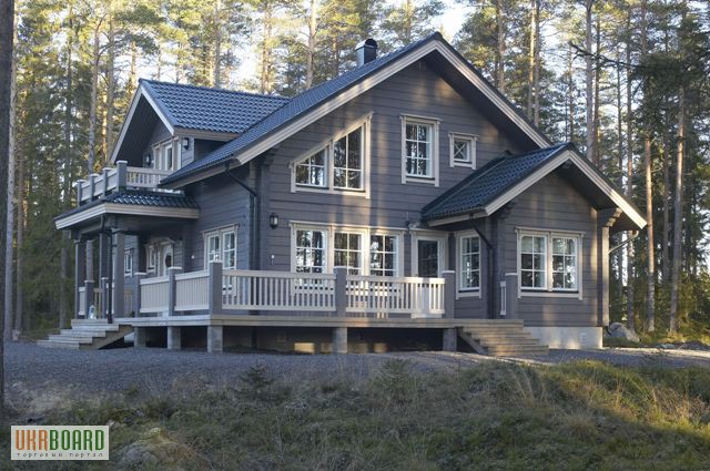 Фото 2. Деревянный финский дом.