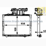 Радіатор MAN TGA
