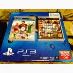 PS3 Super Slim 500Gb + GTA5, FIFA13