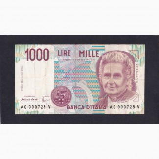 1000 лир 1990г. AG 900725V. Италия