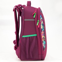 Рюкзак школьный каркасный Kite Flowery K18-703M-2 для девочки