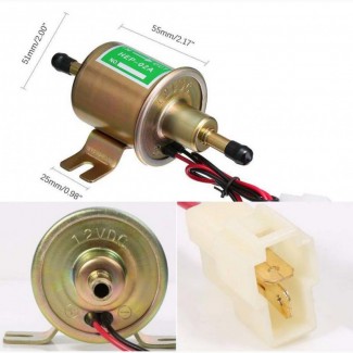 Топливный универсальный электрический насос низкого давления HEP-02A - 12V