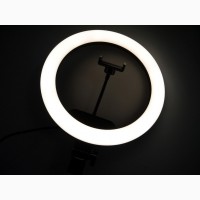 Кольцевая LED лампа AL-33 33см 220V 1 крепл.тел. + пульт