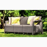 Голландська мебель из искусственного ротанга Corfu Love Seat Max