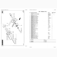 Каталог запчастей КЛААС Лексион 580 - CLAAS Lexion 580 на русском языке в печатном виде