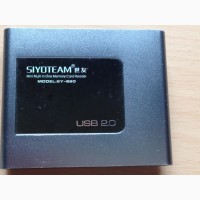 Картрідер/кардридер адаптер USB-хаб для флеш-карт Siyoteam SY-660 15 в 1