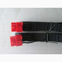 Модульний кабель PCI-E. 8pin на 8 (6 + 2). Плаский 50 см, круглий = 69 см. Новий