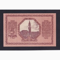 5 марок 1918г. Киль. 306342. Германия. Отличная в коллекцию