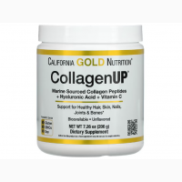 California Gold Nutrition, CollagenUP, морський гідролізований колаген гіалуронова кислота