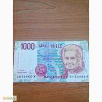 Продам 1000 Lire Mille 1990 року Italy