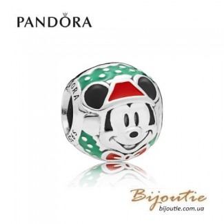 PANDORA Шарм Disney ― санта Микки 797502ENMX оригинал