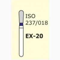 Стоматологические алмазные фрезы боры EX-20 ApogeyDental 5 шт/уп в мягкой упаковке