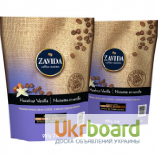 Премиум зерновой кофе ZAVIDA Hazelnut Vanilla 100% Арабика