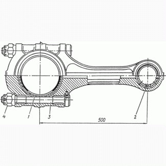 Шатун на компрессор 4М10-40/70