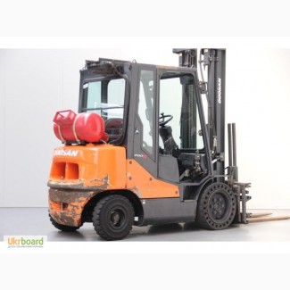 Погрузчик вилочный б/у, Doosan G30E-5, 2012г., газ, 3т