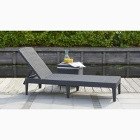 Шезлонг JAIPUR SUN LOUNGER искусственный ротанг Allibert Нидерланды