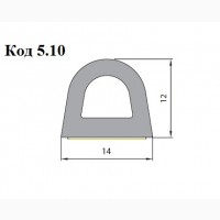 Самоклеючий ущільнювач D 12х14