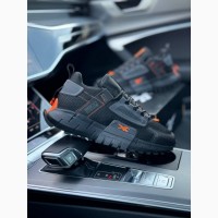 Reebok Zig Kinetica Edge Black Orange кроссовки мужские черные