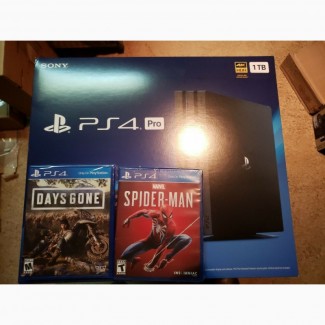 919136235325 Sony PS4 PlayStationn 4 Pro 1TB Bundle совершенно новый