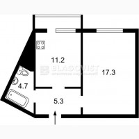 Продаж 1-к квартира Київ, Дарницький, 55500 $