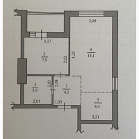 Продаж 2-к квартира Київ, Святошинський, 39500 $