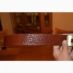 Пояс diane von furstenberg croc leather belt, оригинал