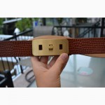 Пояс diane von furstenberg croc leather belt, оригинал