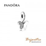 Оригинал Pandora шарм серебряная бусина 791844CZ