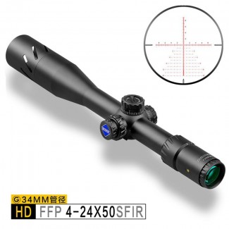 Оптический прицел Discovery Optics HD 4-24X50 SFIR SLT FFP IR-MIL Zero Stop