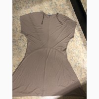 Туника zara трикотажная миди короткий рукав р50-52