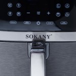 Аерогриль-фритюрниця SOKANY SK-10004 на 8, 5 літрів, чорний