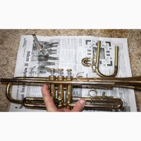 Труба помпова trumpet Музична Sirius 2 Amati Kraslice (ЧЕХІЯ) золотиста Лак Відмінний стан