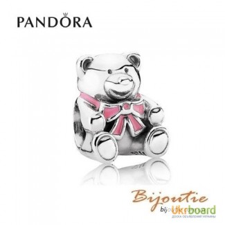 Оригинал PANDORA шарм мишка GIRL 791124EN24