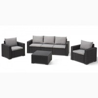 Комплект садовой мебели California 3 Seater Set Нидерланды Allibert, Keter для дома, кафе