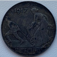 Германия 50 пфеннигов 1917 год Ф7