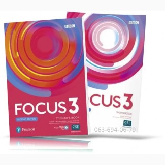 Продам Focus 3 2nd edition, student#039;s book + Workbook